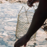 Wire Basket in Antique Brass