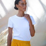 Maliah Organic Cotton T Shirt White