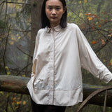 Adella Organic Cotton Shirt in Ecru