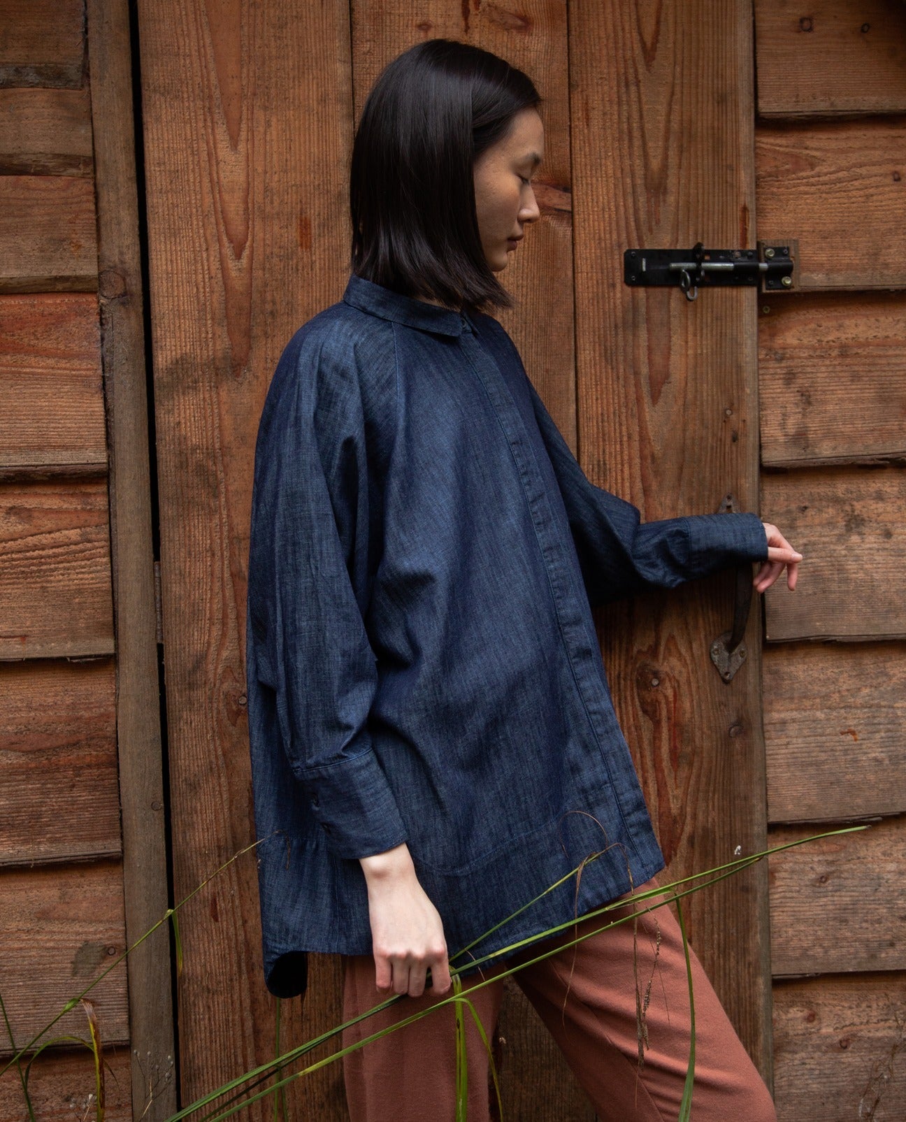 Adella-Leigh Chambray Shirt in Indigo