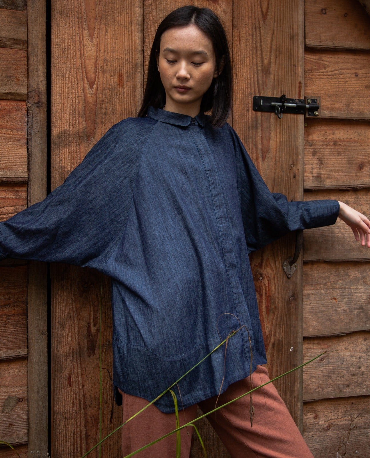 Adella-Leigh Chambray Shirt in Indigo