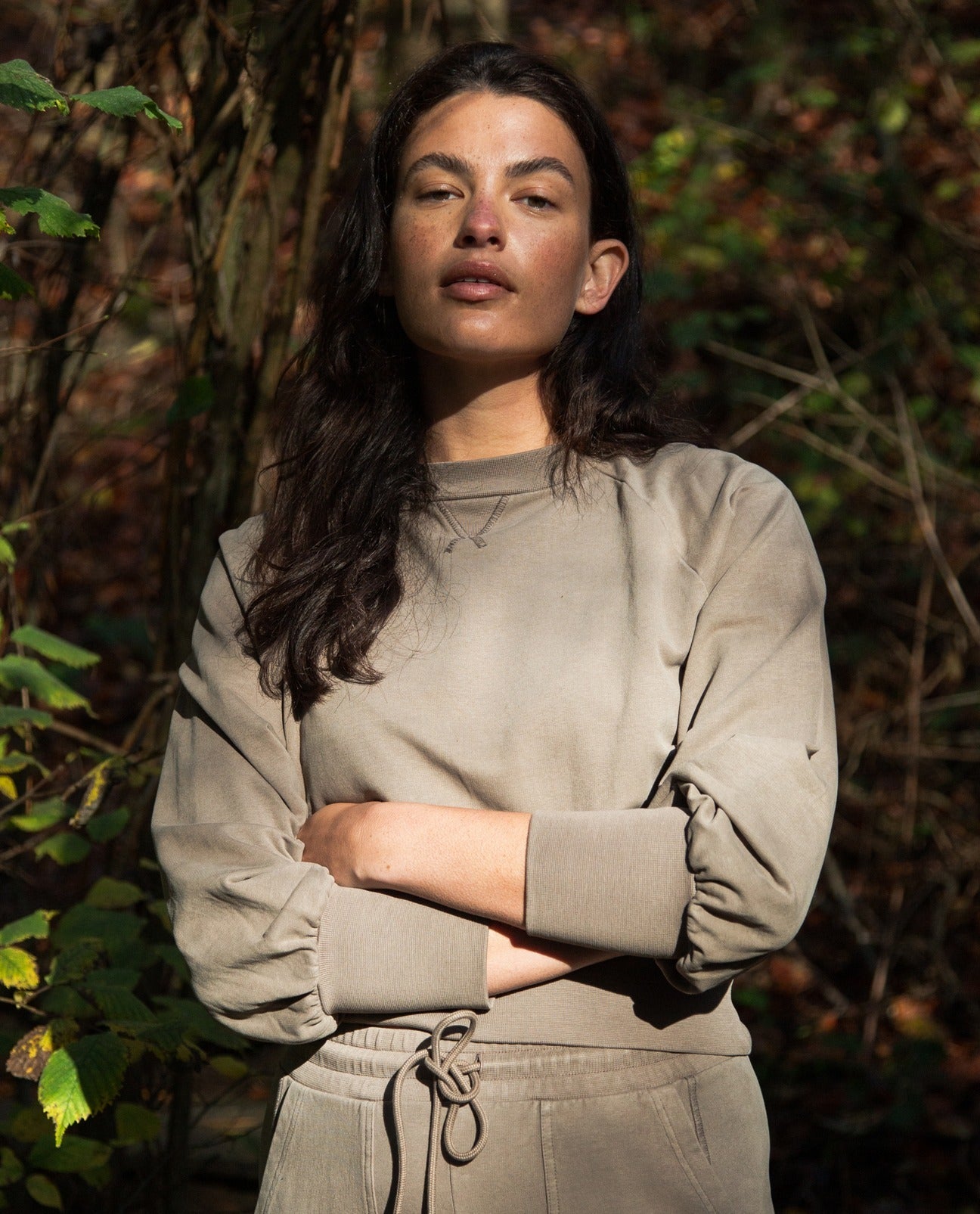 Alder Organic Cotton Sweatshirt in Laurel Mineral Dye