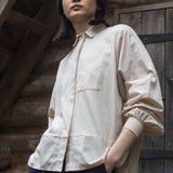 Annika Organic Cotton Shirt in Ecru