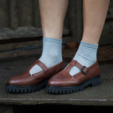 Ashford Mary Jane Buckle Shoe in Classic Brown