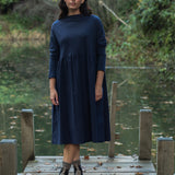 Bramble Organic Cotton Dress in Night Sky