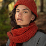 Brogan Lambswool Hat in Brick