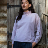 Charlie Organic Cotton Sweatshirt in Lavender