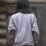 Ginny Organic Cotton Sweatshirt in Lavender