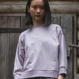Ginny Organic Cotton Sweatshirt in Lavender