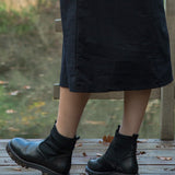 Harrington Leather Boot in Black