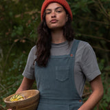 Pauline Organic Cotton Jersey Top in Slate Mineral Dye
