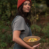 Pauline Organic Cotton Jersey Top in Slate Mineral Dye