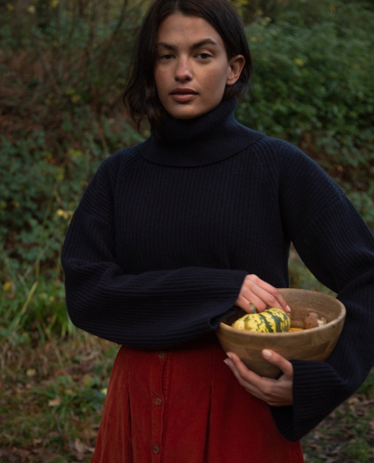 Kelda Merino Extrafine Virgin Wool Jumper in Classic Navy