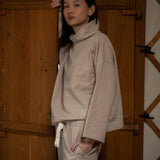 Nadine Organic Cotton Sweatshirt in Beige Marl