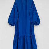 Odessa Organic Cotton Dress In Cobalt