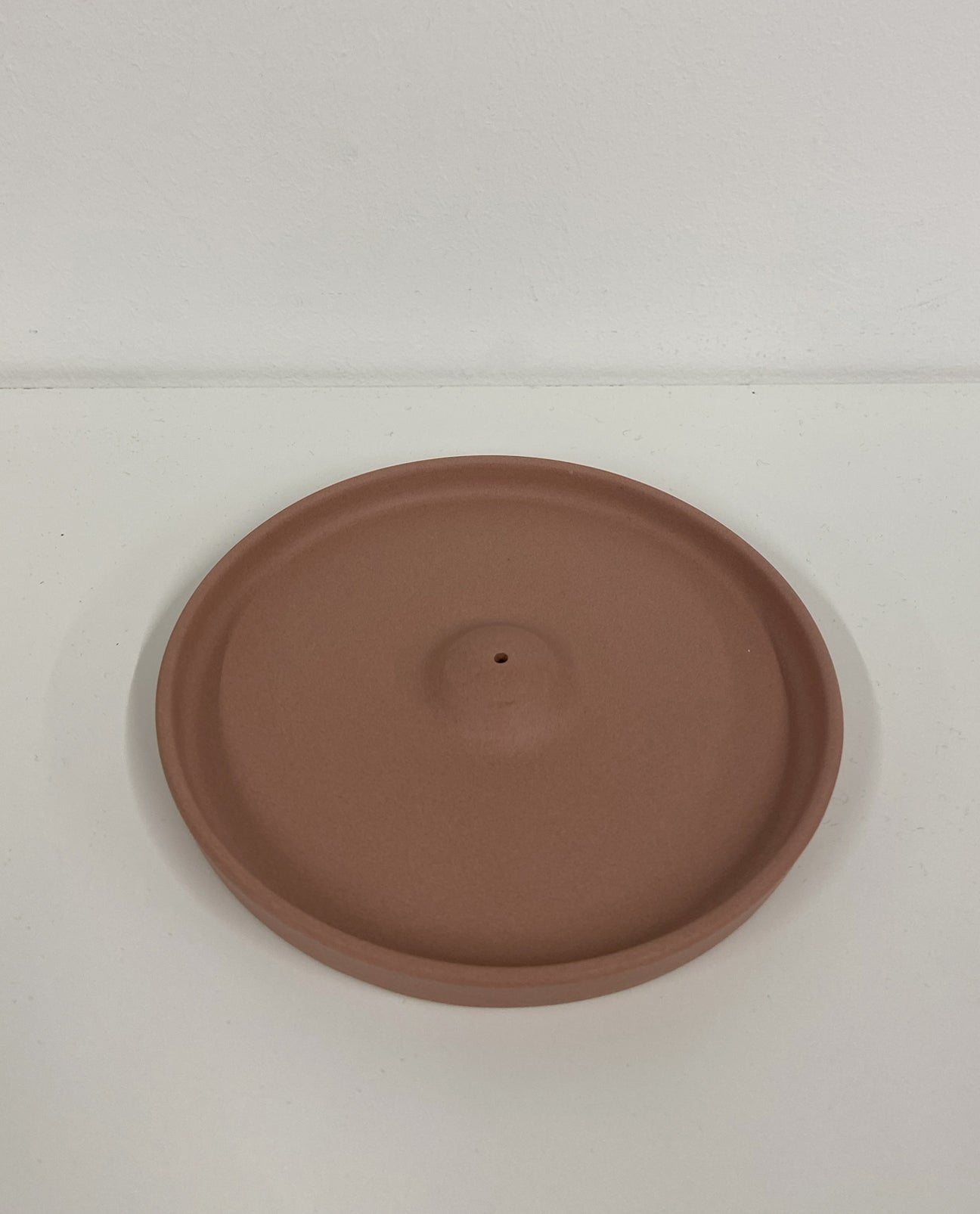 Ceramic Incense Plate in Terracotta