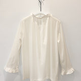 Pearl Organic Cotton Jersey Top in Ecru