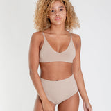 Ilze Organic Cotton Bra In Sand