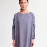 Mafalda-Jane Organic Cotton Top In Blue