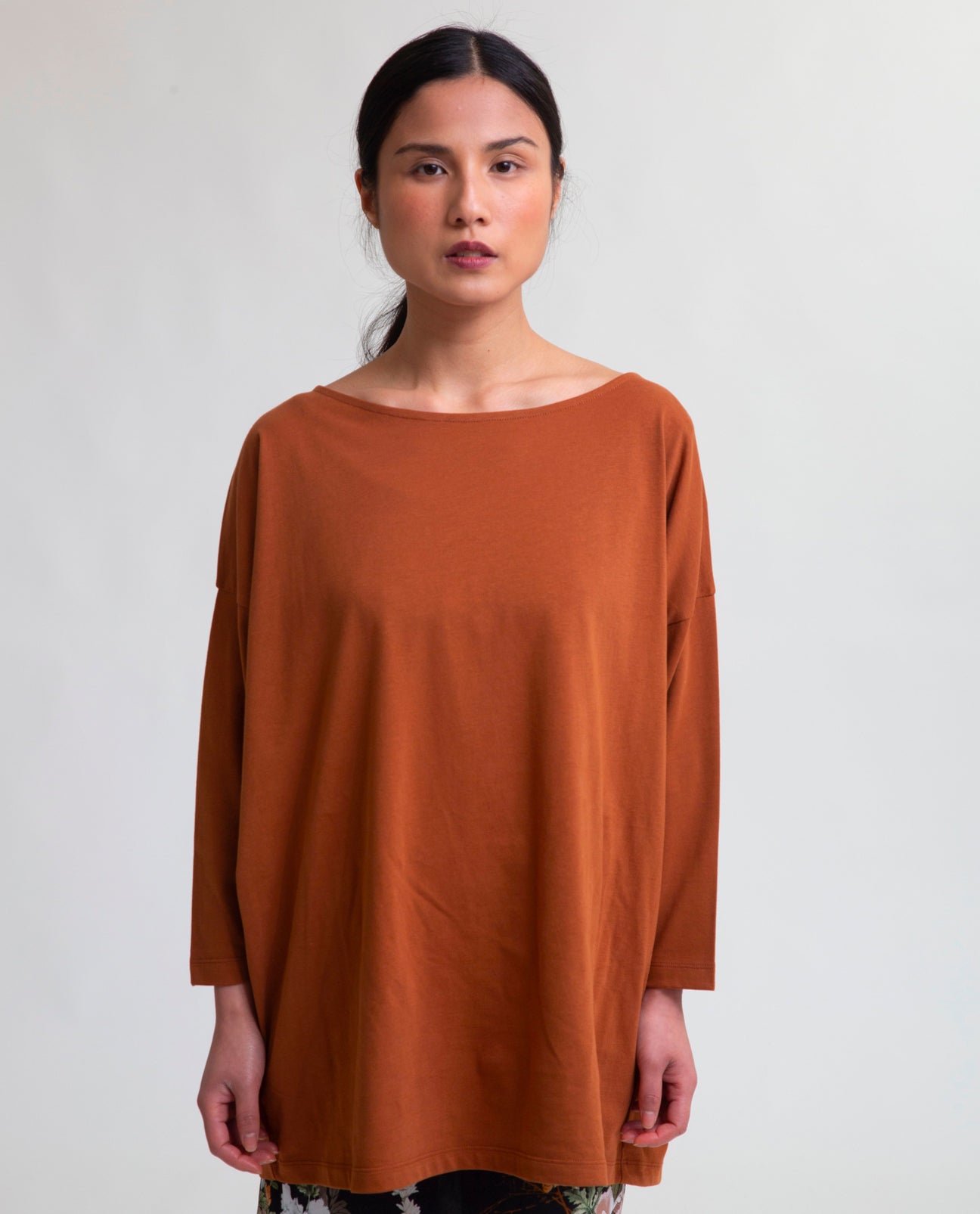 Mafalda Organic Cotton Top In Caramel