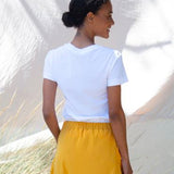 Maliah Organic Cotton T Shirt White