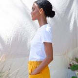 Maliah Organic Cotton T Shirt White