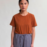 Maliah Organic Cotton T-Shirt In Caramel