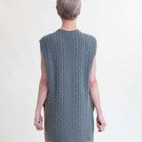 Pippa Lambs Wool Vest In Sage