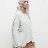 Alessandra Recycled Cotton Jumper In Ivory