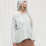 Alessandra Recycled Cotton Jumper In Ivory