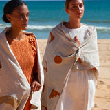 Arco-Amist Printed Linen Towel in Natural
