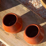 Vila-Vicara Terracotta Cups in Terracotta