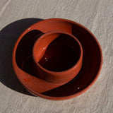 Vouzela-Vicara Olive Dish in Terracotta