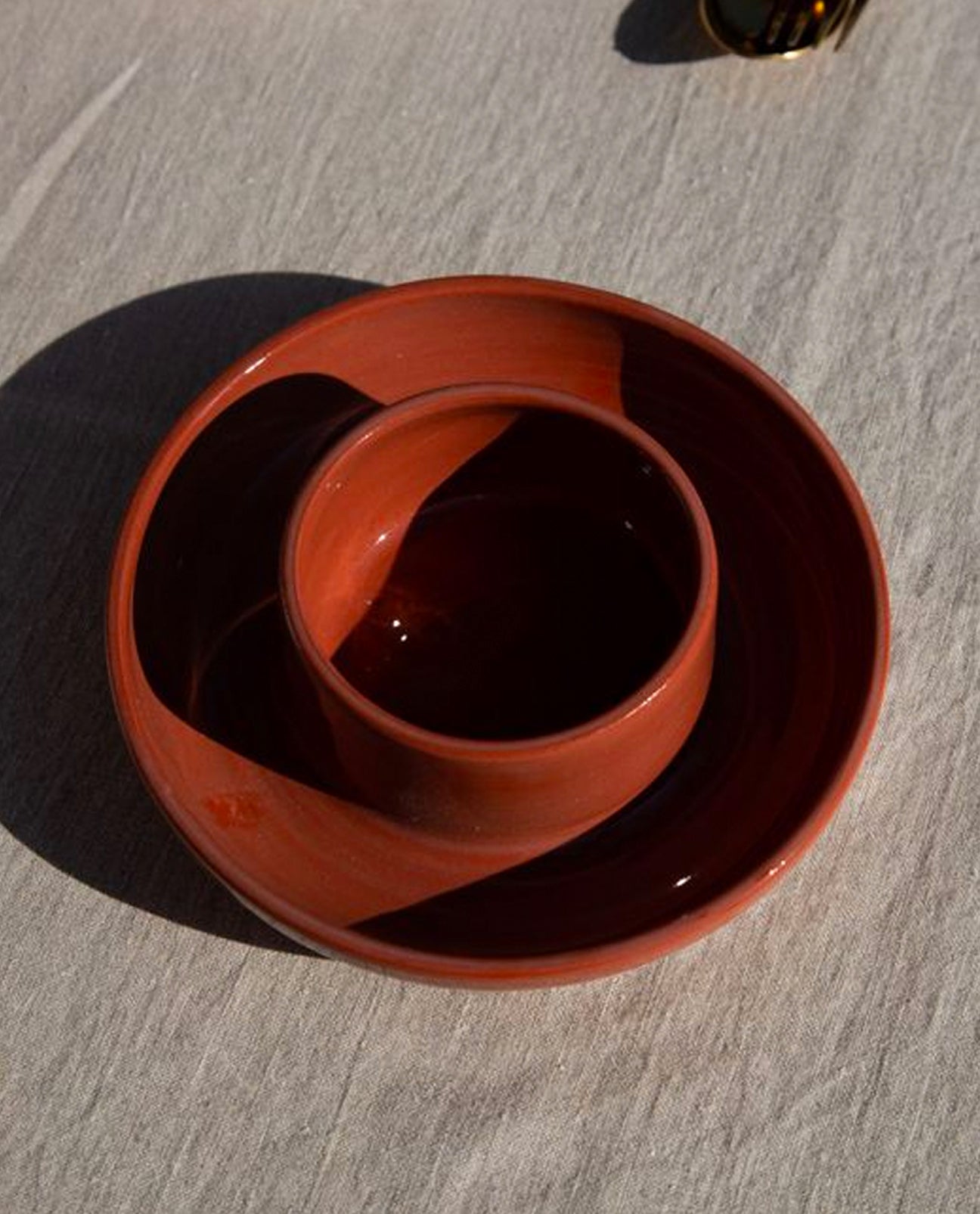 Vouzela-Vicara Olive Dish in Terracotta