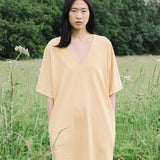 Sasha Organic Cotton Dress In Honey