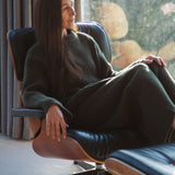Trina Alpaca And Recycled Wool Jumper In Army