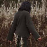Trina Alpaca And Recycled Wool Jumper In Army