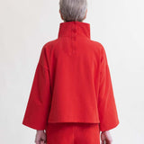 Ula Organic Cotton Sweatshirt In Berry