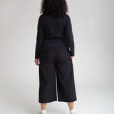 Adrienne Organic Cotton Trouser In Black