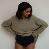 Alessandra Recycled Cotton Jumper In Mocha