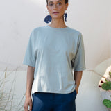 Ali Organic Cotton Top In Soft Sage