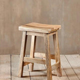 Ambi Wooden Stool in Natural
