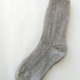 Anna Wool, Cotton and Hemp mix Socks in Grey