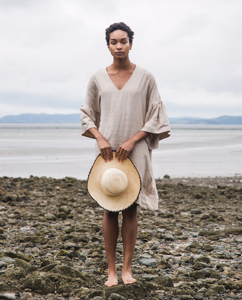 Bee-May Linen Dress In Sand