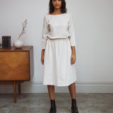 Bellamy Organic Cotton Dress in Beige S Preloved