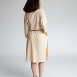 Bellamy Organic Cotton Dress In Sand