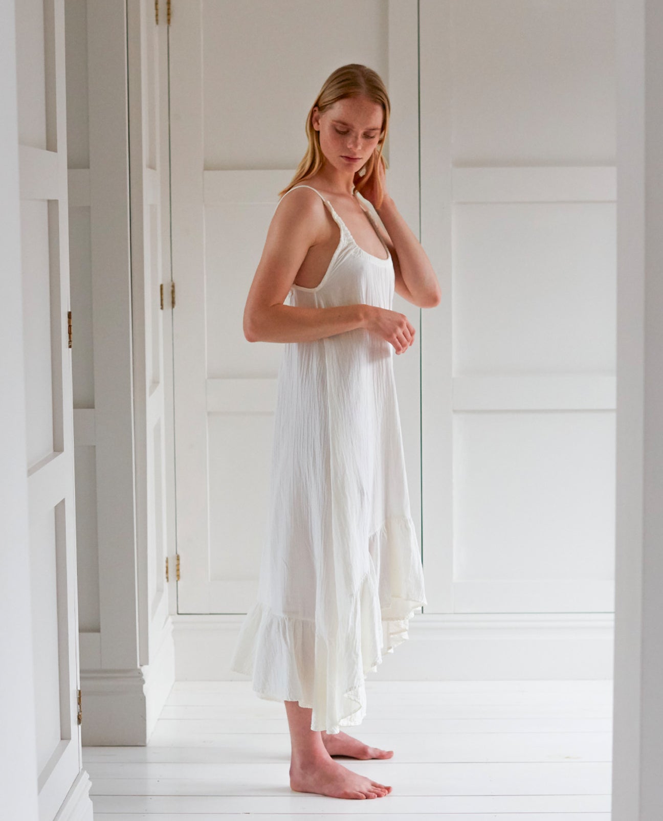 Belmira Organic Cotton Dress In Off White