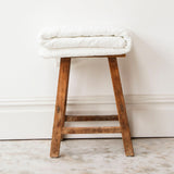 BENTO Organic Cotton Quilted Baby Blanket In Off White