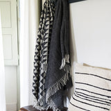 Corvo-Casa Wool Blanket in Black