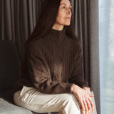 Blythe Lambs Wool Jumper In Porcupine